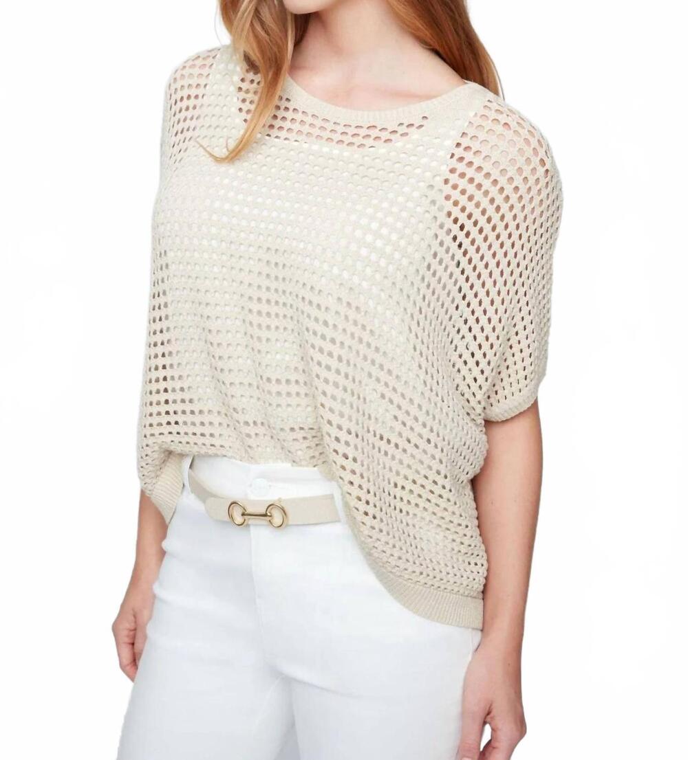 NEW RENUAR women's knit sweater in gold